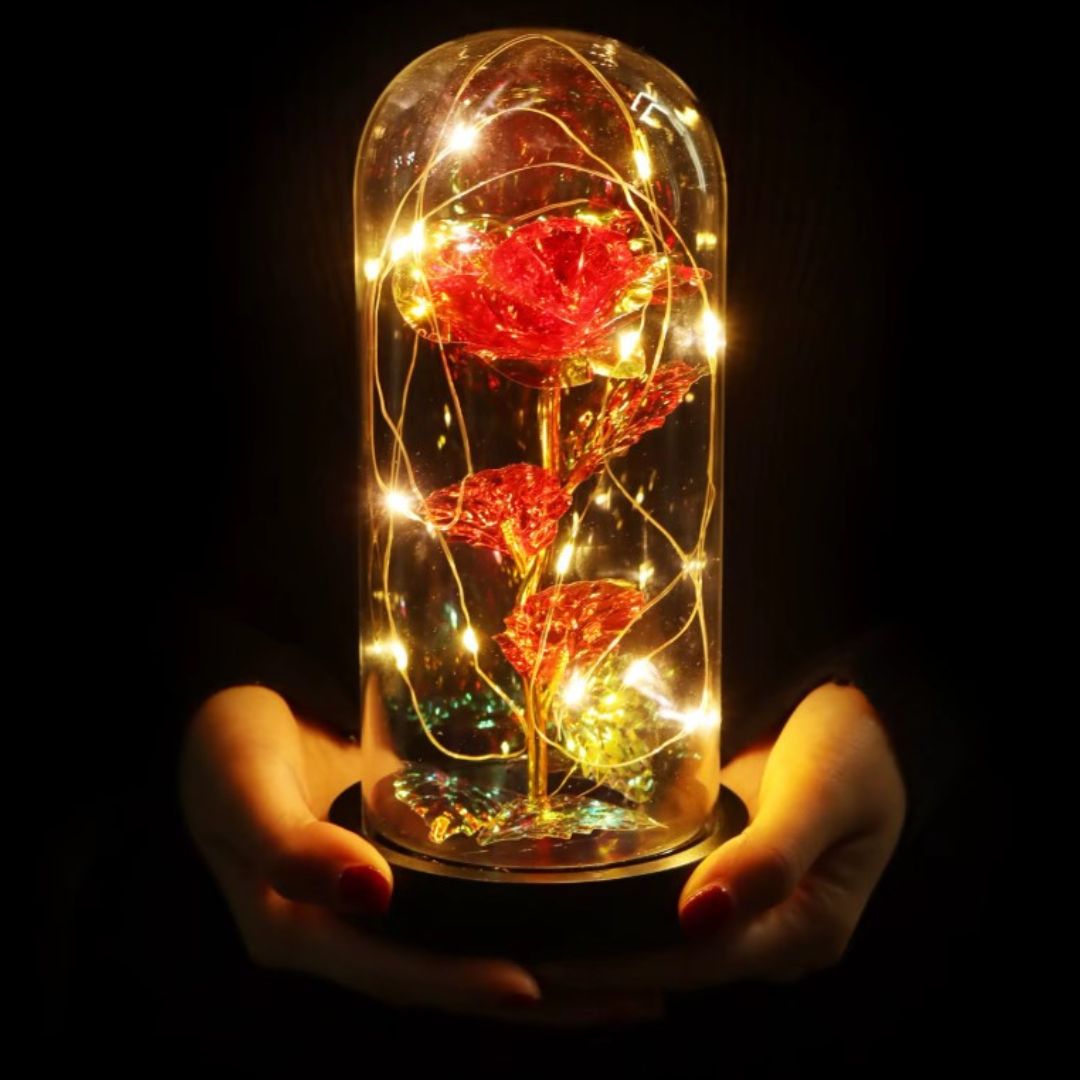 LumiRose™ – Rosa Eterna con alma brillante
