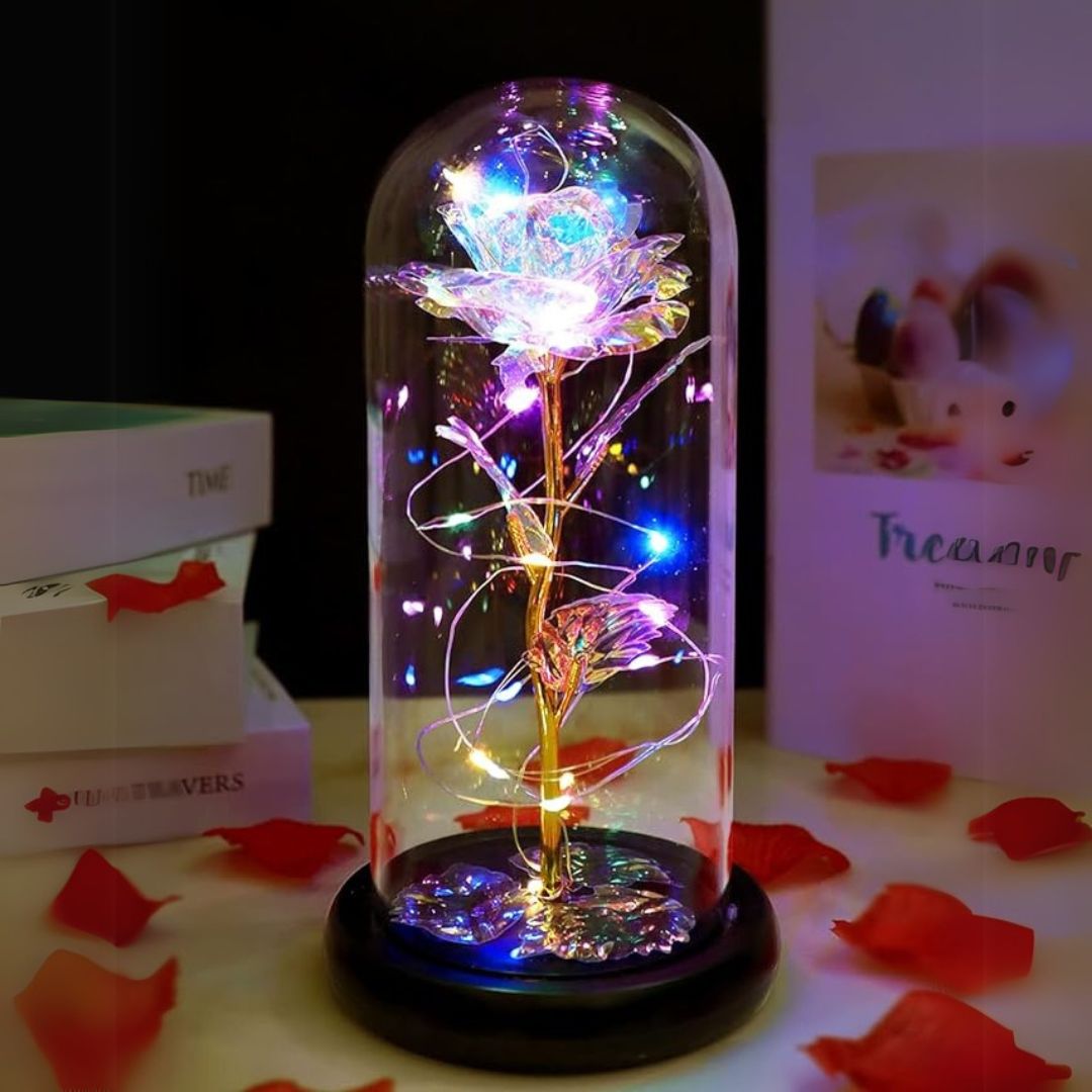 LumiRose™ – Rosa Eterna con alma brillante