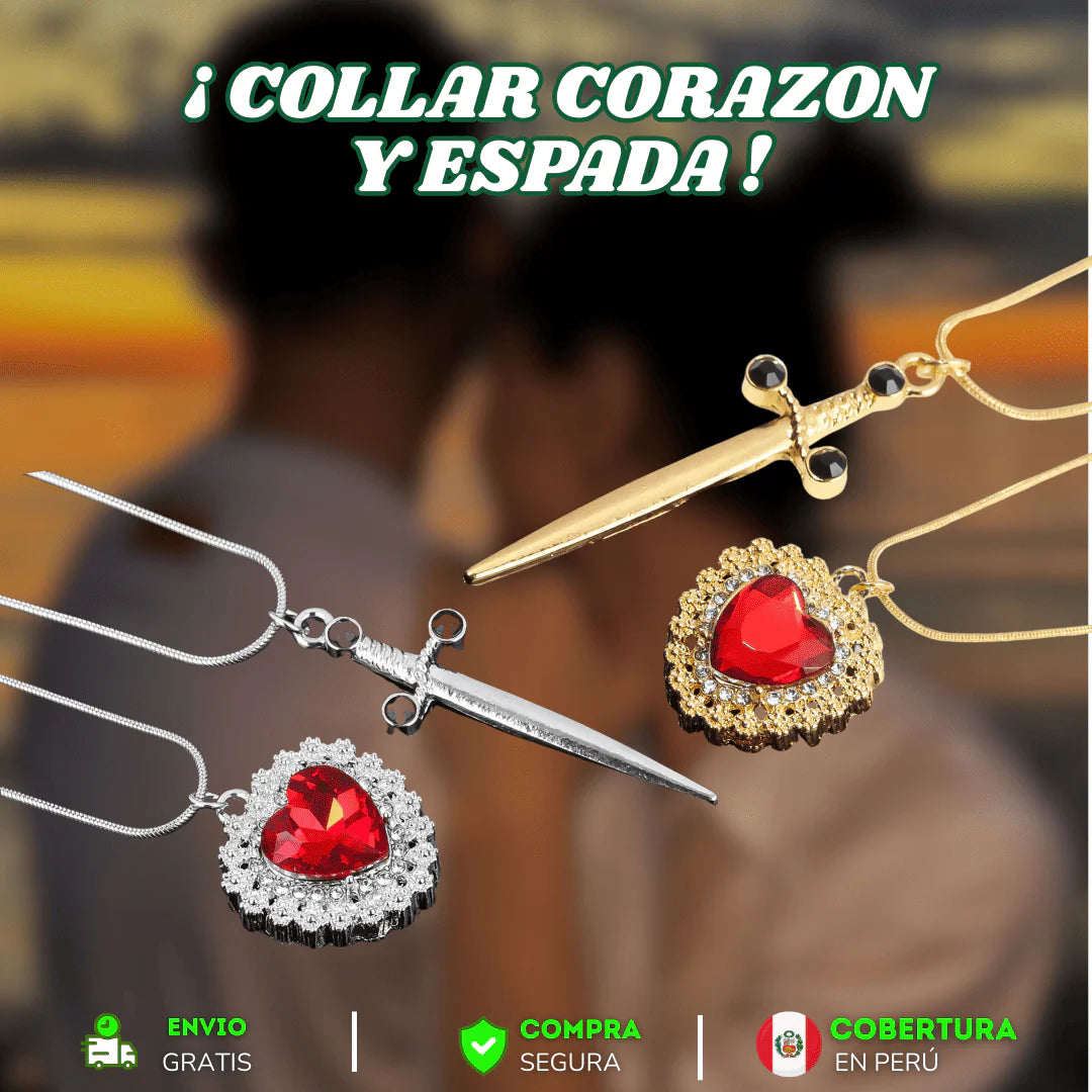 Collares Corazón + Espada