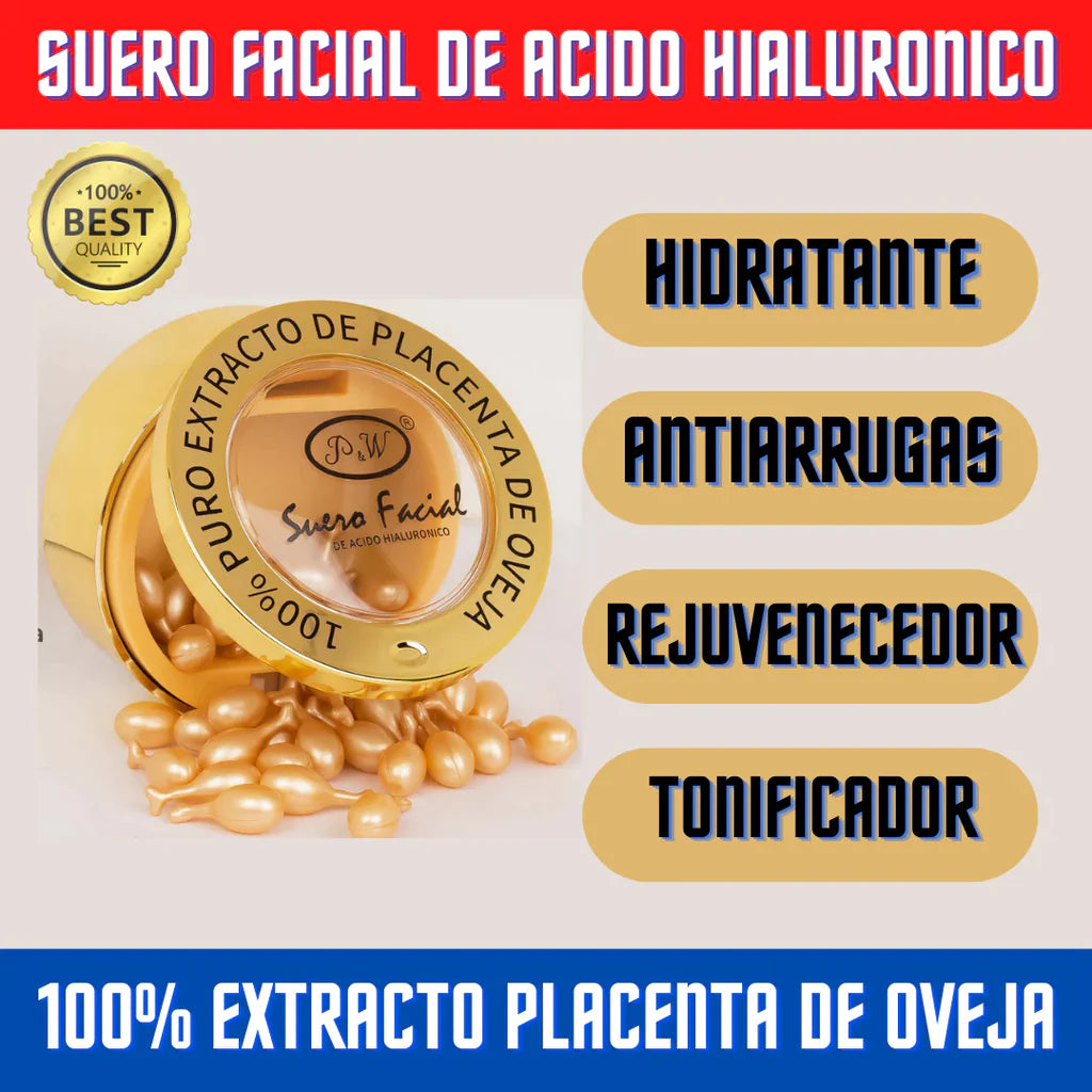 Suero Facial Anti-edad de Extracto de Placenta de Oveja