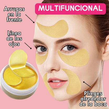 Mascarilla de colágeno para ojeras con ácido hialurónico