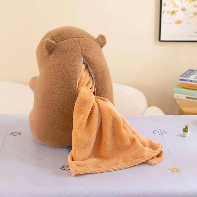 Peluche Capibara 3 en 1 (Grande de 40cm)